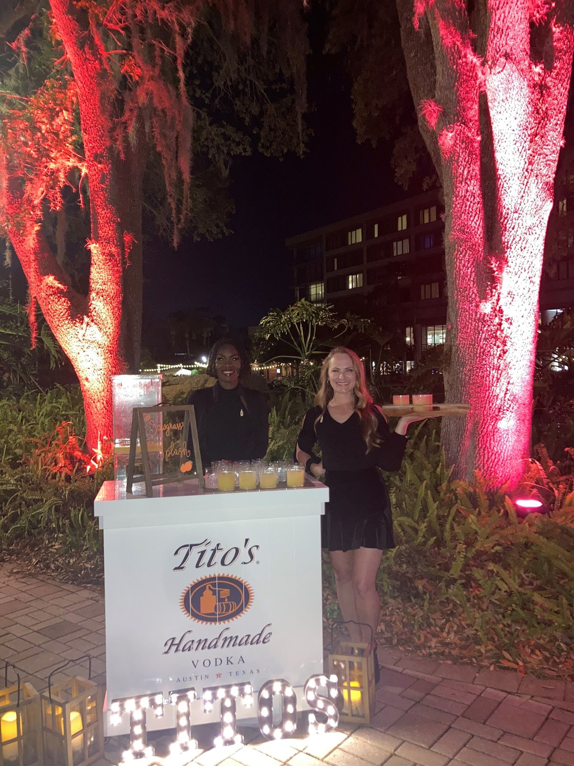 Tito’s Handmade Vodka was available for making the Sawgrass Splash.