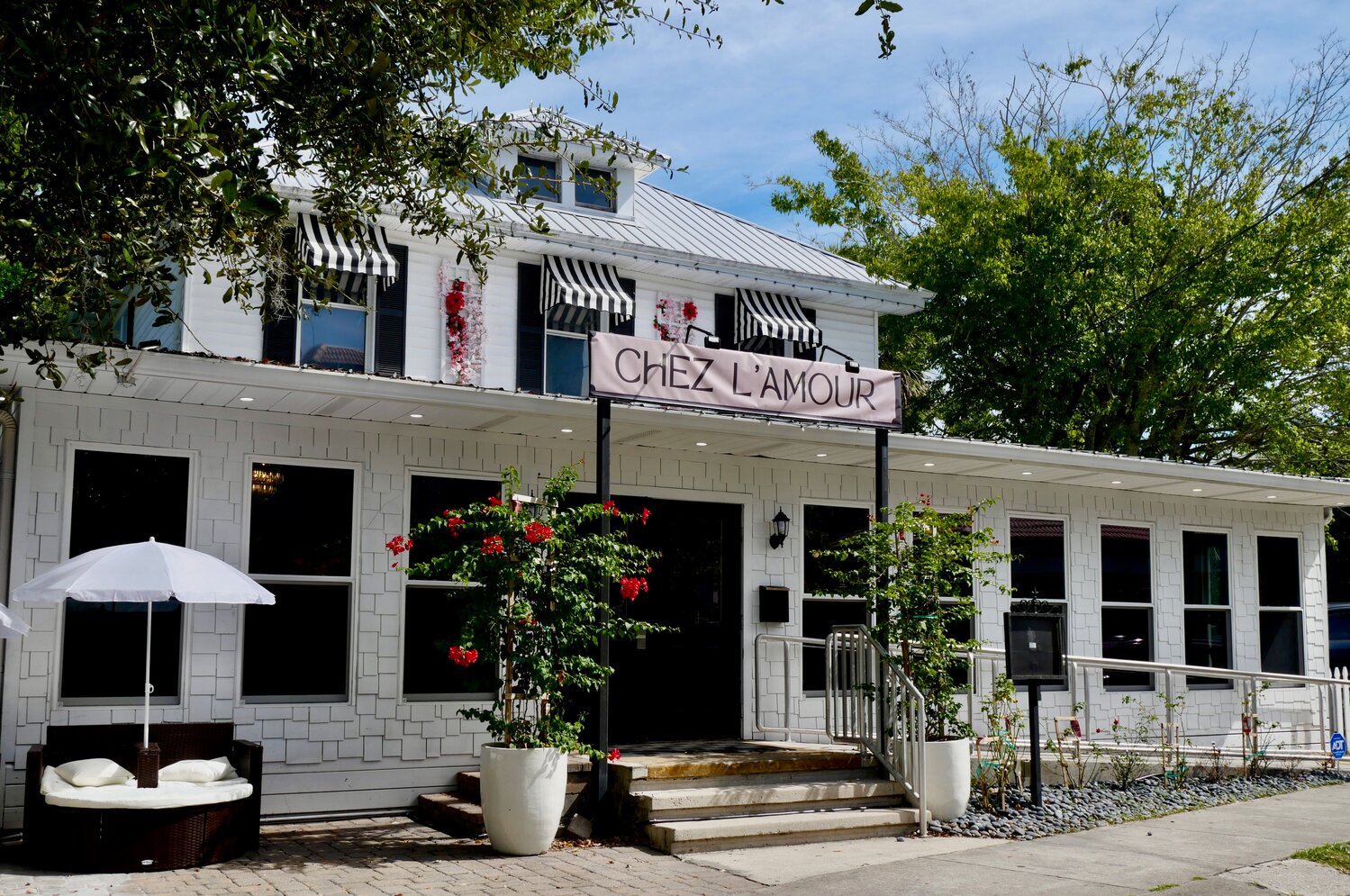 Chez L'Amour is located at 45 San Marco Ave. in uptown St. Augustine.