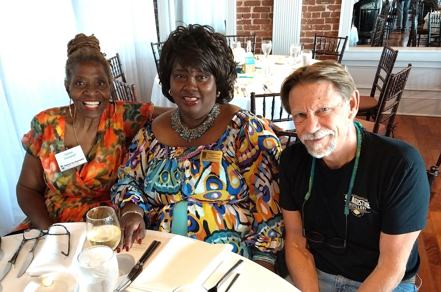 Pictured from left, Sonee Carswell, Cynthia Garris and Philip McDaniel.